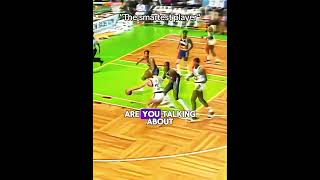 Larry Bird's trash talk caused Charles Barkley to lose his temper #nba #basketball #usa