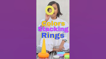 🌈 Bachon ne Colors Seekhe | Color Stack Rings Game | Learn Colors @AniyaPlays #Shorts #kids