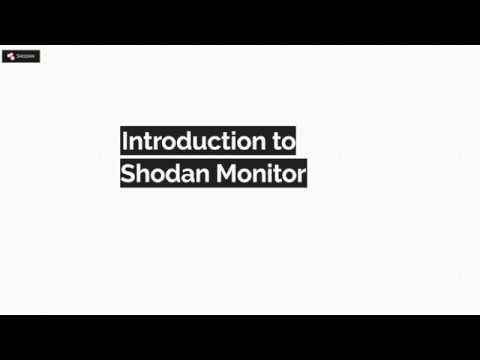 Introduction to Shodan Monitor