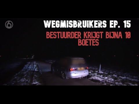 WEGMISBRUIKERS | Bestuurder krijgt bijna 10 boetes