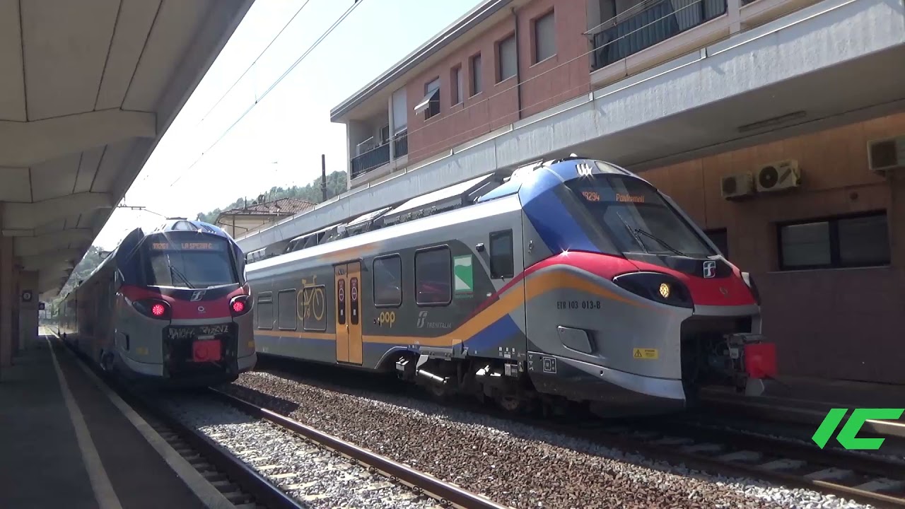 Treni merci e passeggeri in transito in LIGURIA in compagnia!