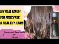 How to make serum for healthy  frizz free hairs diy anti frizz serum hairserum haircare hairspa