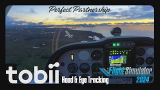 Perfect Partnership - Microsoft Flight Simulator 24 &amp; Tobii Eye Tracker 5 -Triple Screens #sponsored