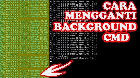 Cara Mengganti Warna Background CMD