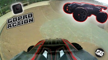 Traxxas E-Revo Skatepark Bash GoPro Action