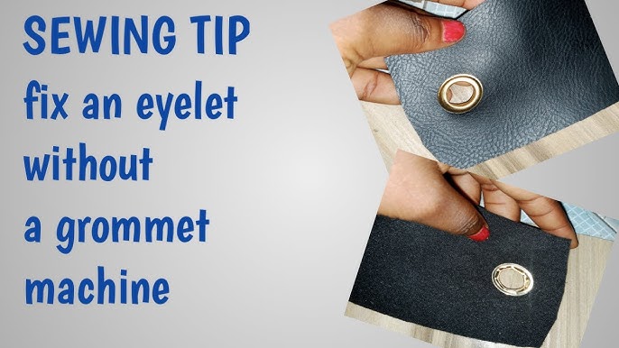 Condo Blues: How to Install Grommets (Eyelets) in Fabric the Easy Way!