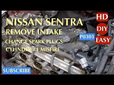 2010 Nissan Sentra changing spark plugs & Cylinder #1 misfire code P0301
