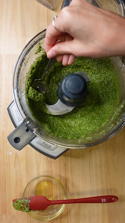 The best pesto is homemade basil pesto #easyrecipe #cooking