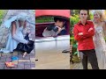 El payaso ayuda a Tianci, el burlado.