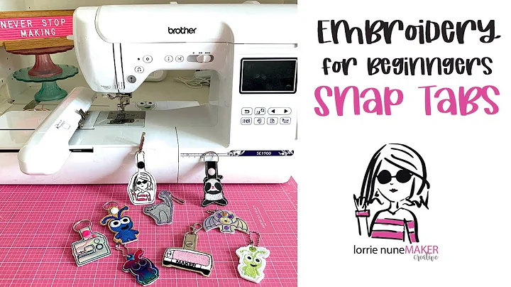 Snap Tabs - Embroidery for Beginners - SE1900, PE8...