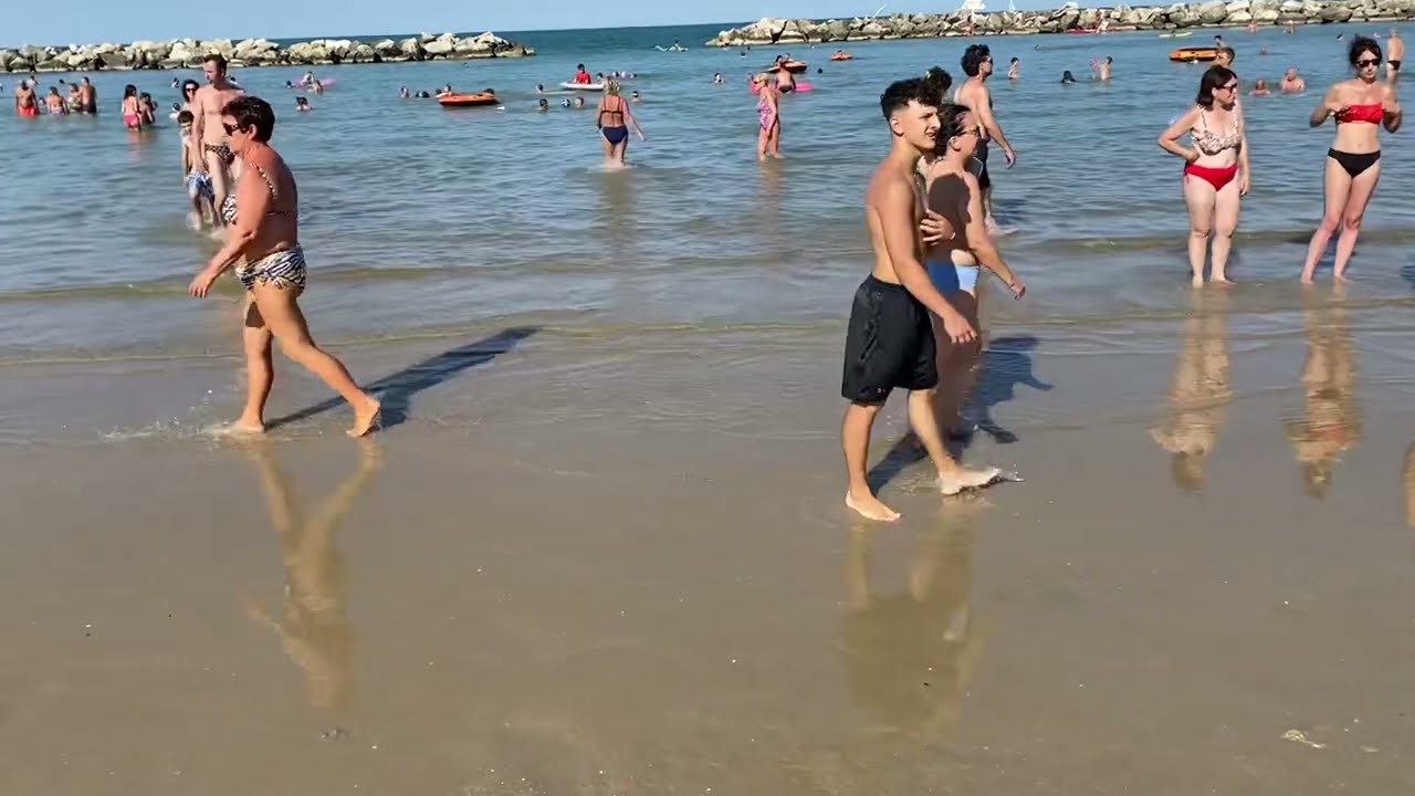 Як відійшло Адріатичне море #italy #bellaria #mare #море#італія #белларія#ріміні