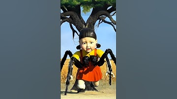 The doll became a spider 🕷️ || Ai Mentality #squidgame #squidgame2 #ai