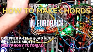 Songs with Polyphonic Chords in Eurorack (Doepfer, Intellijel MIDI, Deluge)