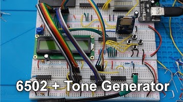 6502 Controlling Digital Tone Generator