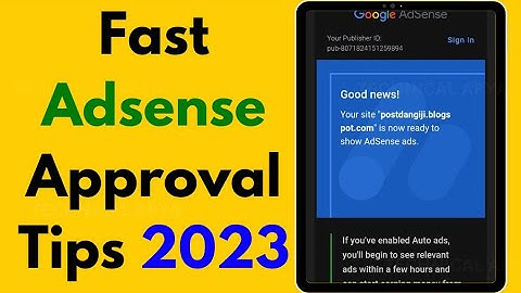 Fast Adsense Approval Tips 2023 | Google AdSense Approval For Blogger 2023 | Adsense Approval trick