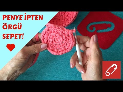 Penye ipten örgü sepet nasıl yapılır? - 10marifet