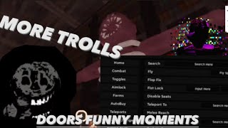 ROBLOX DOORS FUNNY MOMENTS - (HACKS)