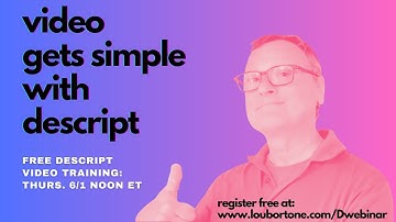 Master the Art of AI Video and Podcast Editing:  Unleash the Power of Descript.com