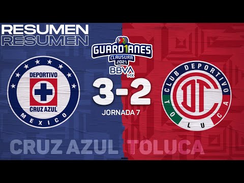 Resumen y goles | Cruz Azul 3-2 Toluca | Torneo Guard1anes 2021 BBVA MX J7 | TUDN