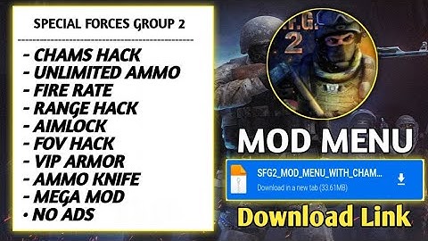 SPECIAL FORCES GROUP 2 MOD MENU APK | CJNotFounD