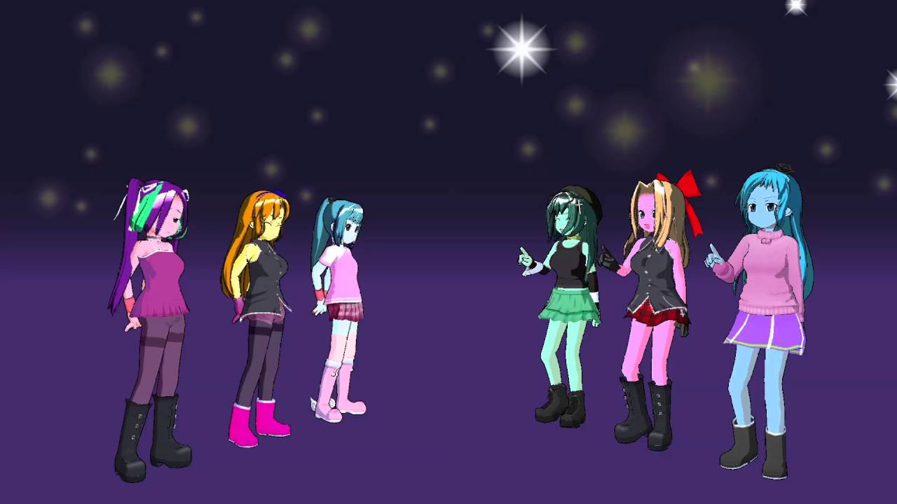 Dazzlings vs Dark Stars_Dancer x Mixer_video - YouTube
