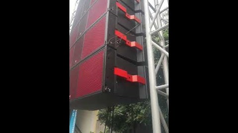 Max 215 dual 15 inch line array system