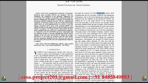 A Diversity Multiplexing Tradeoff Optimal Low Complexity Zero Forcing Method Based on ZP OFDM