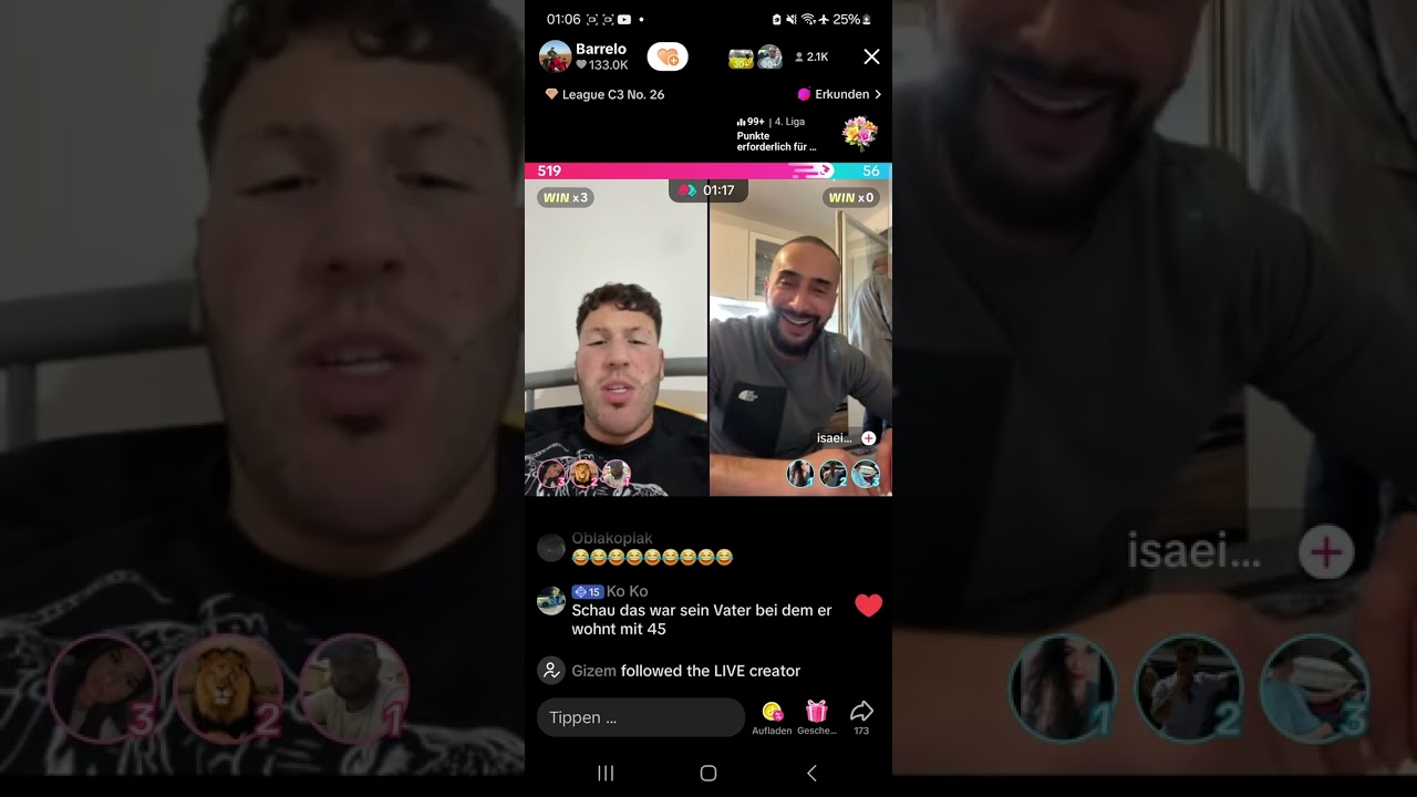 Barello ist Live auf TikTok 😂😂😂😂