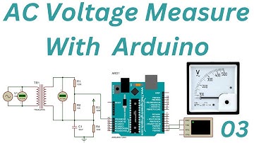 Measure AC Voltage With Arduino || AC Voltage Measure Proteus 03