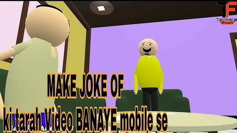 Make Joke Of Made Video With Your Android phone! How To Make Animation Video Like Make Joke Of