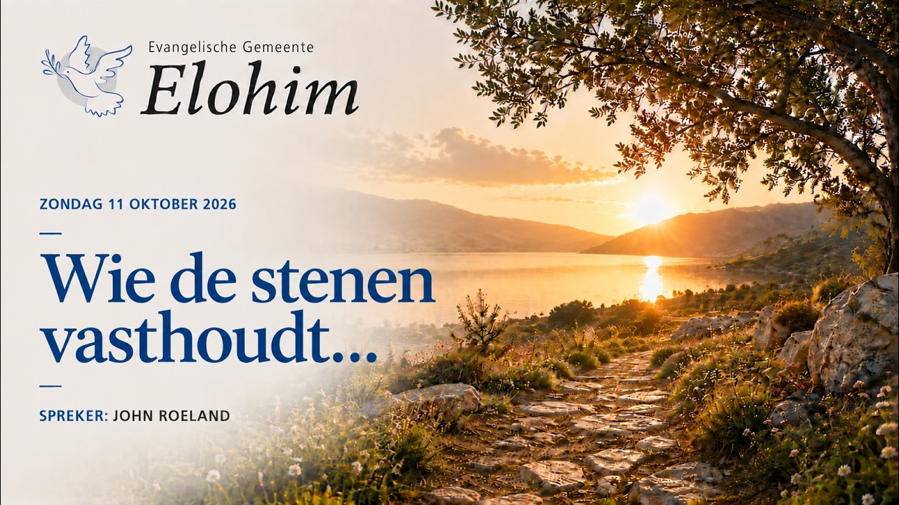 Wie de stenen vasthoudt... - spreker: John Roeland - 11 oktober 2026