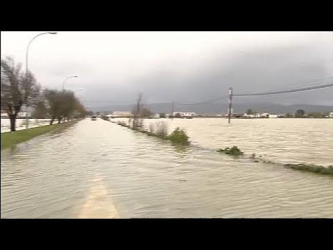 Ríos en alerta e inundaciones en el norte de España