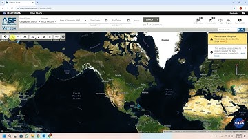 Digital Elevation Model download using NASA website