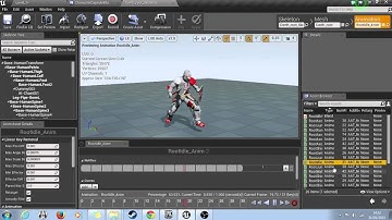 Animations and blendspace played in Unreal 4