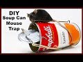 DIY Soup Can Mouse Trap - Double Catch -  Mousetrap Monday