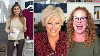 Belle by Kim Gravel French Terry Tie-Front Top on QVC