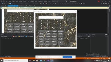 Scientific Calculator - C sharp - Visual Studio / ESOGU EEE