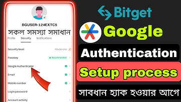 bitget google authentication setup | how to use google authenticator | bitget verification problem