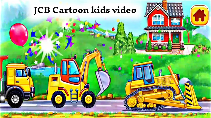 Construction Vehicles Song for Kids 🚛 Excavator, Bulldozer & Other Trucks for children - HeyKids
