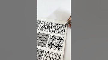 Zentangle pattern ✨ #zentagle #art #drawing #mandala #zentanglepatterns #drawingmandala #zenpattern