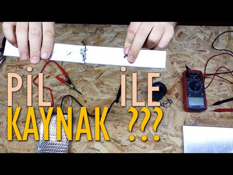 Pil ile kaynak yapımı, Karbon çubuk ile kaynak, 12 Volt ile kaynak İnceleme