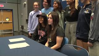 GCIT Fall Scholar Athletes Sports Signing 2022 - Morgan Riley and Brianna Wilson
