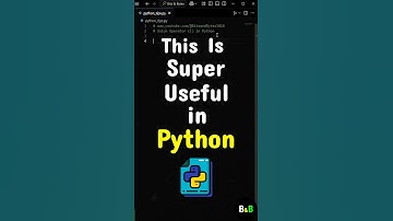 This Is Super Useful In Python. #python #coding #programming