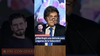 Milei finge un fanatismo por Argentina que no tiene con... ¿actuar de disfónico?