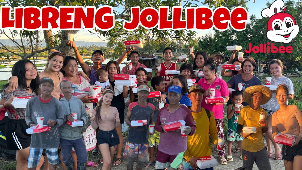 Libreng JOLLIBEE sa mga Ka Farmers! Sobrang Tuwa ng mga Magsasaka ❤️