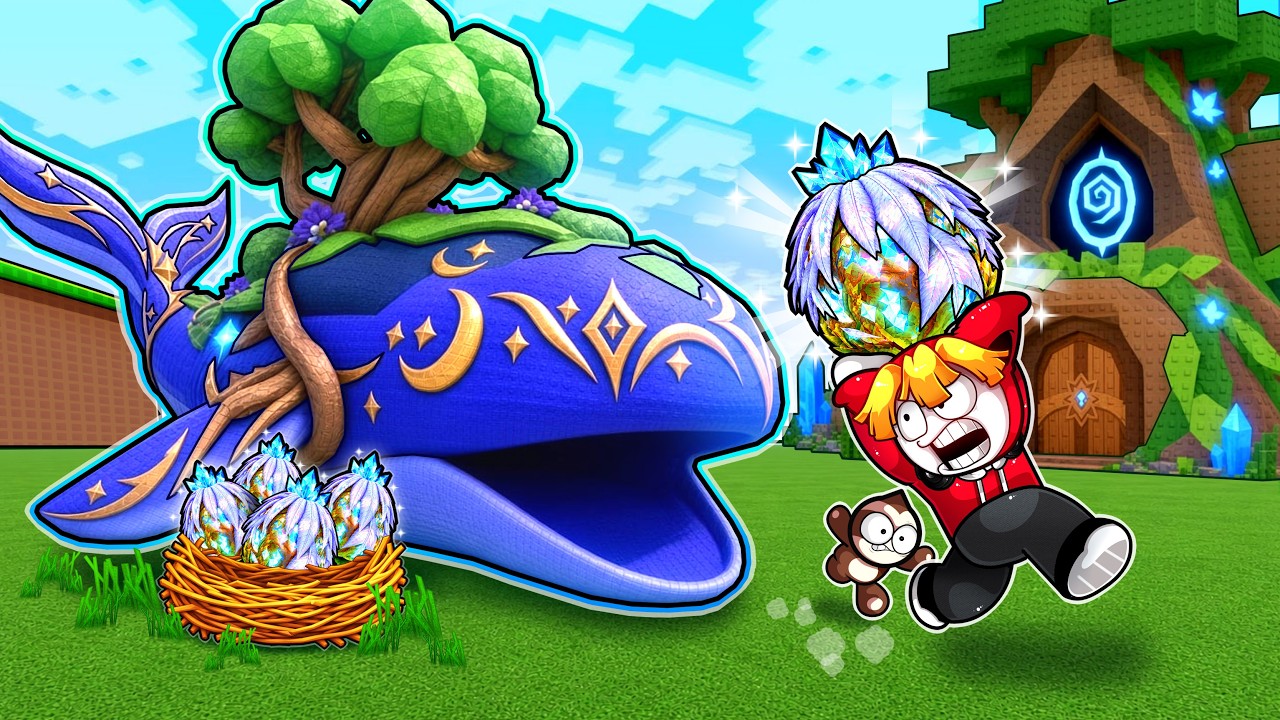 เล่น 10 ชั่วโมงเพื่อหาไข่ปลาวาฬยักษ์สุดหายาก | Steal An Egg Roblox