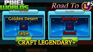 1 MILLION GEMS FOR CRAFTING?? Road To All Legendary+ Items (Part 5) | Pixel Worlds