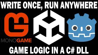 Write Once, Run Anywhere: Sharing a DLL across Monogame, Unity and Godot