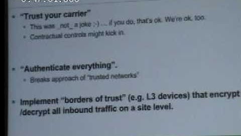 Brucon 2009: All Your Packets Are Belong to Us - Attacking Backbone Technologies 5/7