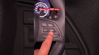 Scorpio N diesel car Regen error | how to solve ? #shorts #car #scorpio #diesel